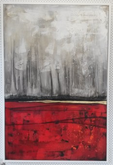 large painting red