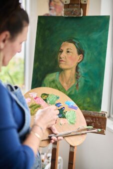 painting Iris