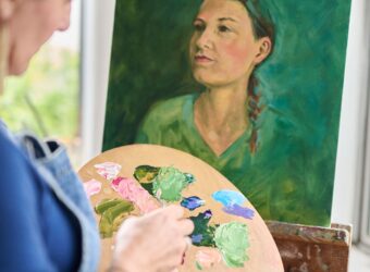 painting Iris